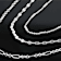 Mixed Chain Necklace Set Of 3 In Sterling Silver