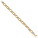 14K Two-tone Gold 10mm Polished Link Bracelet