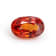 Orange Sapphire 6x4mm Oval 0.70ct