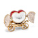 SCARLET HEART Carriage with Ring Pad Trinket Box
