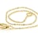 Delicate Gold Bead Bracelet In 18K Gold Over Bronze
