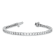 Rhodium Over 14K White Gold 5.00 ct. Near Colorless Moissanite 4 Prong
Tennis Bracelet