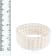 6-7mm White Cultured Freshwater Pearl Silver  Bracelet