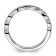 14K White Gold Stackable Expressions Diamond Twist Ring 0.04ctw