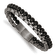 Stainless Steel Brushed Antique Bronze-plated Agate with 0.5-inch
Extension Bracelet