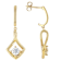 Statement Lab-Grown Diamond Dangle Earrings 0.50ctw In 14K Gold Over
Sterling Silver