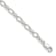 Sterling Silver 5mm Fancy Rolo Chain Bracelet
