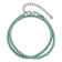 Teal Leather 14" with 2" Extension Choker or Wrap Bracelet