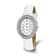 Ladies Charles Hubert Stainless Steel Leather Band 29x34mm Watch