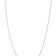 Rhodium Over 14k White Gold 0.8mm Solid Diamond-Cut Round Open Link
Cable 20 Inch Chain