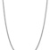 Rhodium Over 14k White Gold 3.6mm Round Box Link 22 Inch Chain
