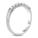 0.25ct tw 7 Stone Diamonds Band Ring in 14k White Gold