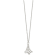Sterling Silver Polished Christmas Tree Necklace