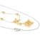 Lab-Grown Diamond Y Necklace In 14K Gold Over Sterling Silver 1.00ctw