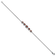 Rhodium Over 14k White Gold Marquise Garnet Bracelet