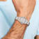 Charles Hubert Ladies Stainless Steel MOP Dial Watch