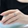CZ Three-Row Band Ring In Sterling Silver