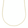 14k Gold 1.5 mm Hollow Rope Chain Necklace - 18"