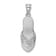Rhodium Over 14k White Gold Diamond Sandal Pendant