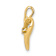 14k Yellow Gold Diamond Heart Pendant