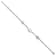 Rhodium Over Sterling Silver Cubic Zirconia and Pearl Link with
0.75-inch Extension Bracelet