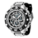 Invicta Subaqua Noma VII 52mm Quartz Silicone and Stainless Steel Strap
Watch, Gunmetal Dial