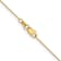14k Yellow Gold 0.5mm Solid Box Link 16 Inch Chain