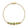 14k Yellow Gold Marquise Emerald Bracelet
