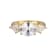White Cubic Zirconia 18k Yellow Gold Over Sterling Silver April
Birthstone Ring 5.32ctw