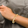 10k Yellow Gold 10mm Flat Figaro Link Bracelet