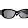 Chanel Black Frame "CC" Logo Black / Gray Polarized Lenses Sunglasses