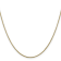 14k Yellow Gold 1.1mm Round Snake Chain 16 Inches