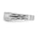 Rhodium Over 14K White Gold AA Quality Trio Mens Wedding Band