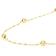 Petali Bead Station Necklace in 14K Yellow Gold