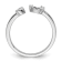 Rhodium Over 14K White Gold Lab Grown Diamond VS/SI GH, Initial U
Adjustable Ring