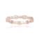 White Sapphire 14K Rose Gold Over Sterling Silver Eternity Band Ring, 0.27ctw