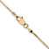 14k Yellow Gold 0.9mm Solid Octagonal Snake 24 Inch Chain