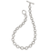 Sterling Silver Polished Fancy Link Necklace