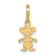 14k Yellow Gold Polished Little Girl Pendant
