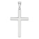 Rhodium Over 14k White Gold Latin Cross Pendant