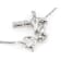 Lab-Grown Diamond Cross Pendant In Sterling Silver 0.25ctw