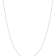 14k Yellow Gold 0.42mm Solid Curb 20 Inch Chain