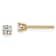 14K Yellow Gold Lab Grown Diamond 1/4ctw Certified VS/SI GH 4 Prong Earrings