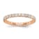 14K Rose Gold Lab Grown Diamond SI1/SI2, G H I, Eternity Band