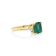 2.18 Ctw Emerald With 0.12 Ctw White Diamond Ring in 14K YG