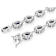 Blue Sapphire And White Topaz Tennis Bracelet In Sterling Silver 20.07ctw