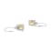 Yellow and White Cubic Zirconia Platinum Over Sterling Silver  Earrings 9.71ctw