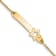 14k Yellow Gold Children's Polished Star ID Bracelet