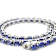 Oval Tanzanite Rhodium Over Sterling Silver Necklace, 47.78 ctw