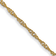 14k Yellow Gold 1mm Solid Singapore 16 Inch Chain